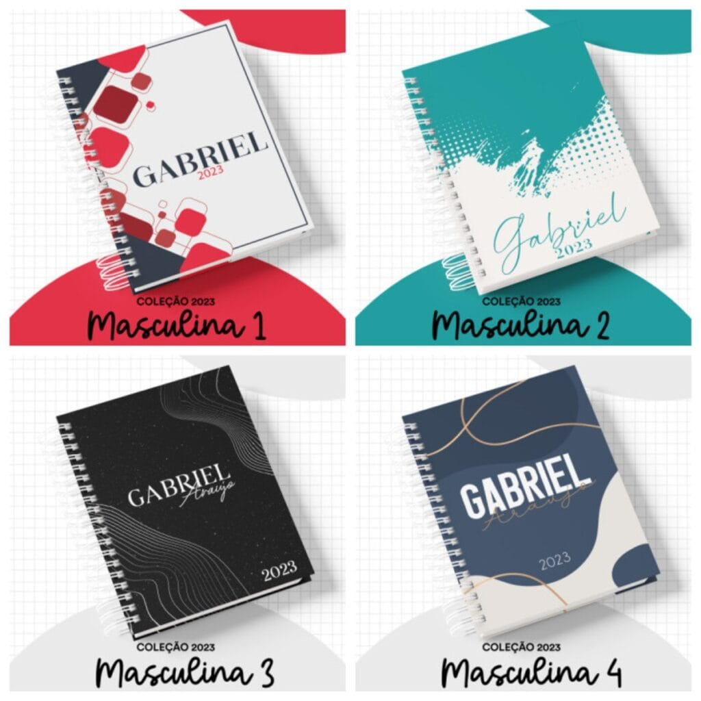 Coleção Capas Masculina 2023 Personalizáveis