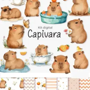 Coleção Capivara PNG Alta Resolução para Projetos Criativos 12 Colecao Capivara Png Alta Resolucao Para Projetos Criativos