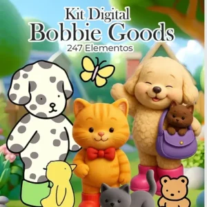 Colecao De Arte Digital Bobbie Goods Para Personalizados