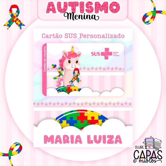 Coleção Encadernação Autismo Menina