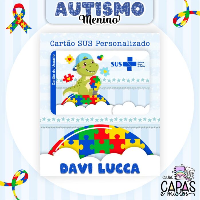 Coleção Encadernação Autismo Menino