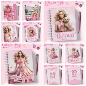 Coleção Encadernação Pink