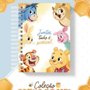Coleção Escolar Pooh Arquivos para Encadernação Criativa 27 colecao escolar pooh arquivos encadernacao