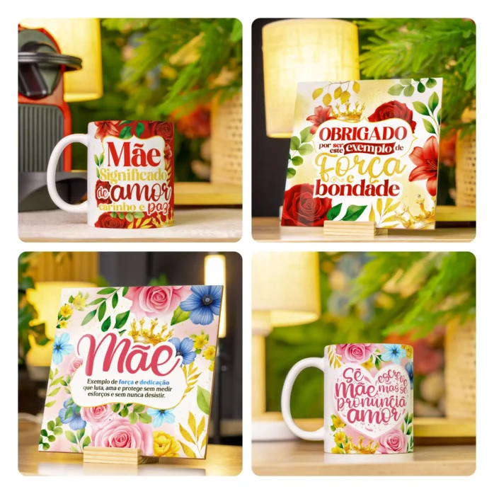 Coleção Especial Mãe - Artes para Caneca em Formato JPG