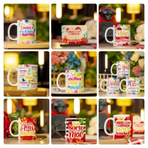 Coleção Especial Mãe - Artes para Caneca em Formato JPG
