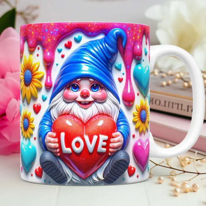 Coleção Exclusiva de Artes para Caneca - Gnomos do Amor