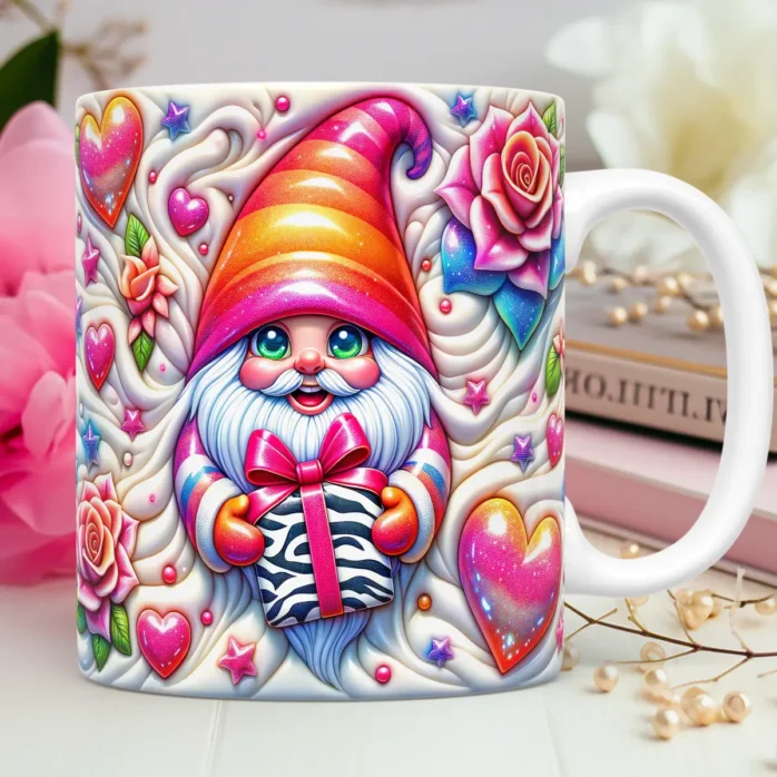 Coleção Exclusiva de Artes para Caneca - Gnomos do Amor