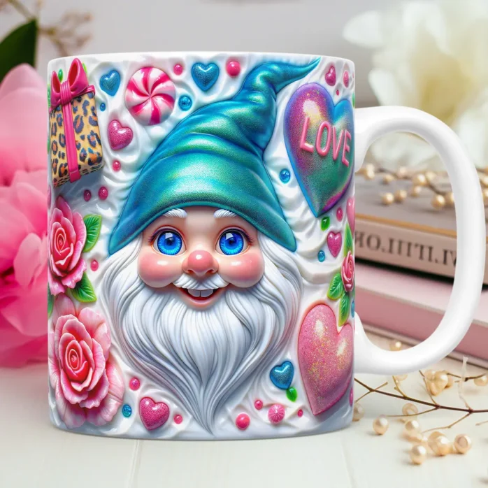 Coleção Exclusiva de Artes para Caneca - Gnomos do Amor