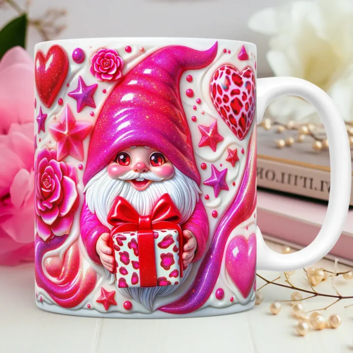 Coleção Exclusiva de Artes para Caneca - Gnomos do Amor