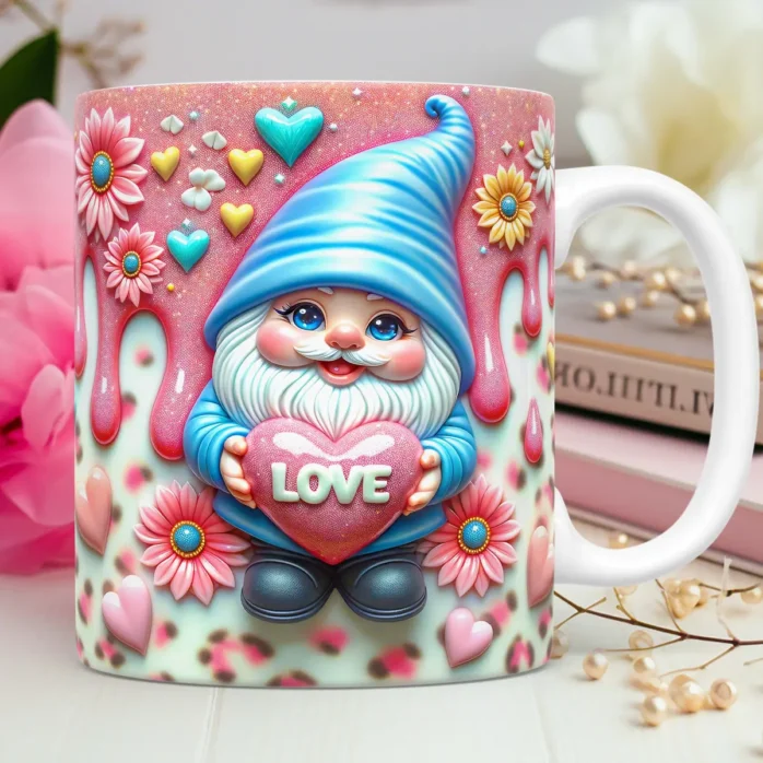 Coleção Exclusiva de Artes para Caneca - Gnomos do Amor