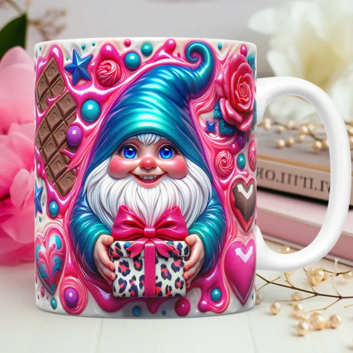 Coleção Exclusiva de Artes para Caneca - Gnomos do Amor