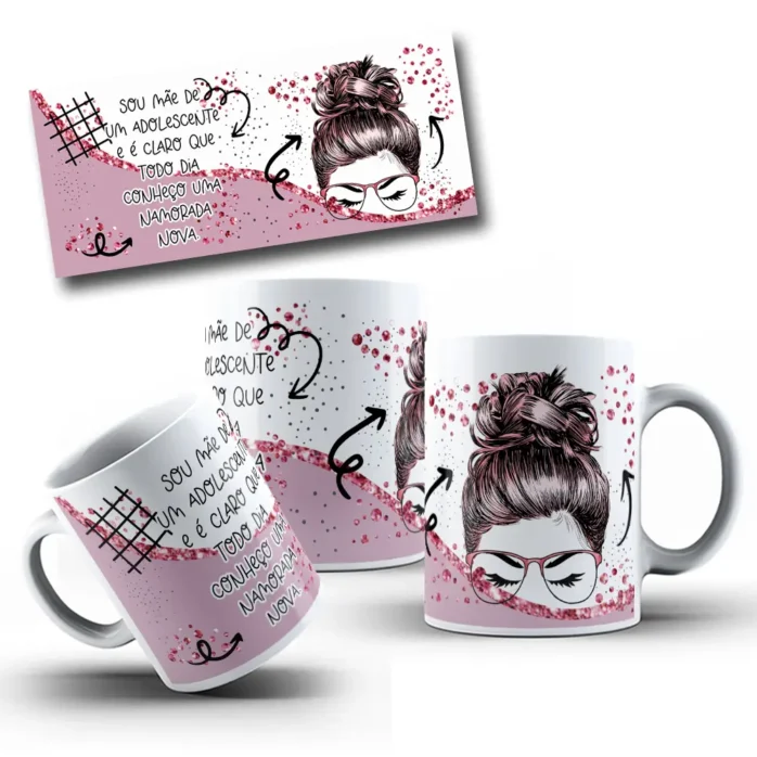 Colecao Exclusiva De Designs Para Caneca Dia Das Maes 6