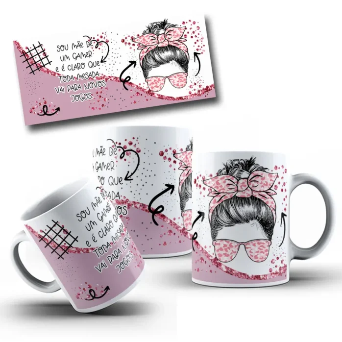 Colecao Exclusiva De Designs Para Caneca Dia Das Maes 7