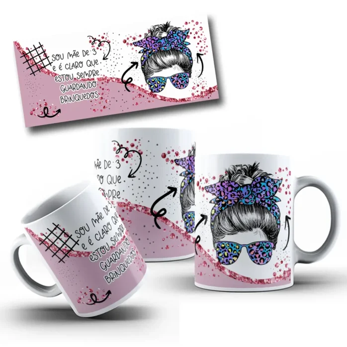 Colecao Exclusiva De Designs Para Caneca Dia Das Maes 8
