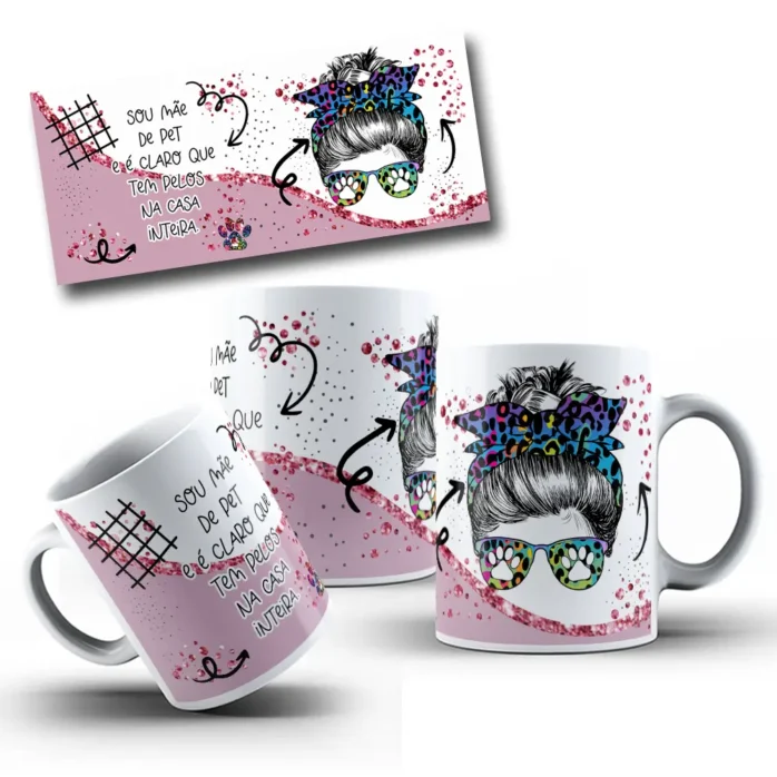 Colecao Exclusiva De Designs Para Caneca Dia Das Maes 9