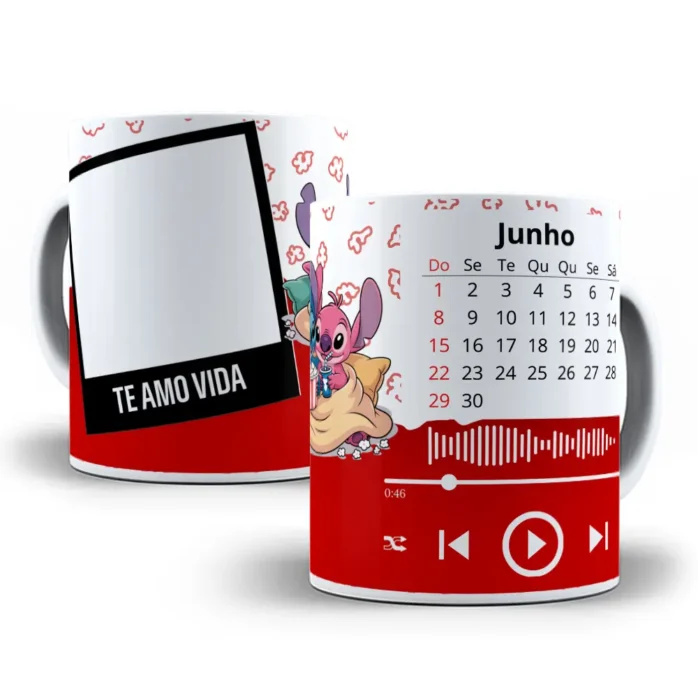 Coleção Exclusiva Stitch - Artes para Caneca do Amor