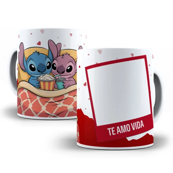 Coleção Exclusiva Stitch - Artes para Caneca do Amor