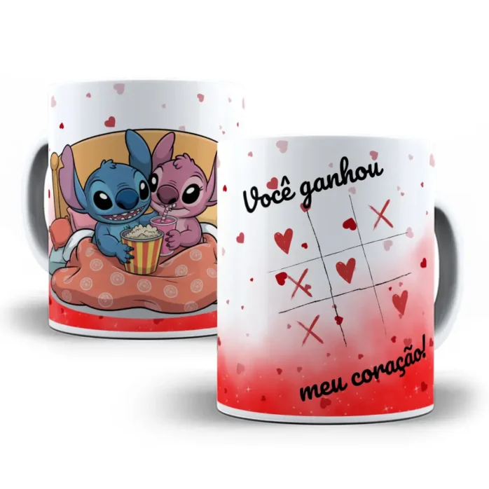 Coleção Exclusiva Stitch - Artes para Caneca do Amor