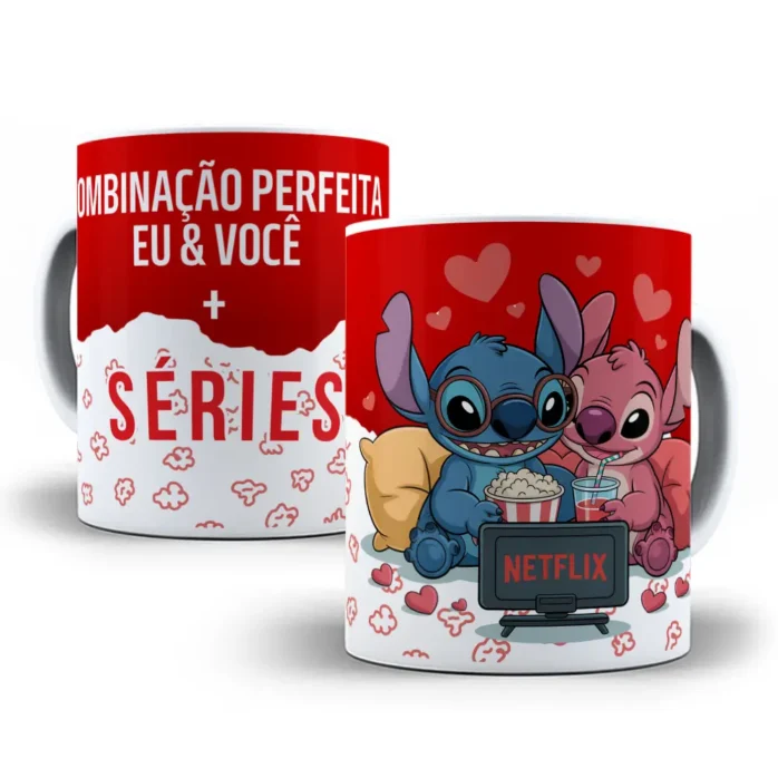 Coleção Exclusiva Stitch - Artes para Caneca do Amor