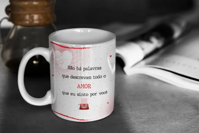 Coleção Love You - Artes de Caneca para Namorados