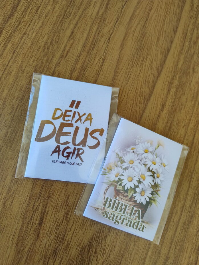 Coleção Mini Bíblia Religioso Versículos - pdf e Png
