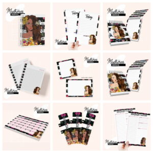 Kit Digital Nada Te Faz Mais Linda com Planners e Agendas 6 colecao nada te faz mais linda arquivo digital