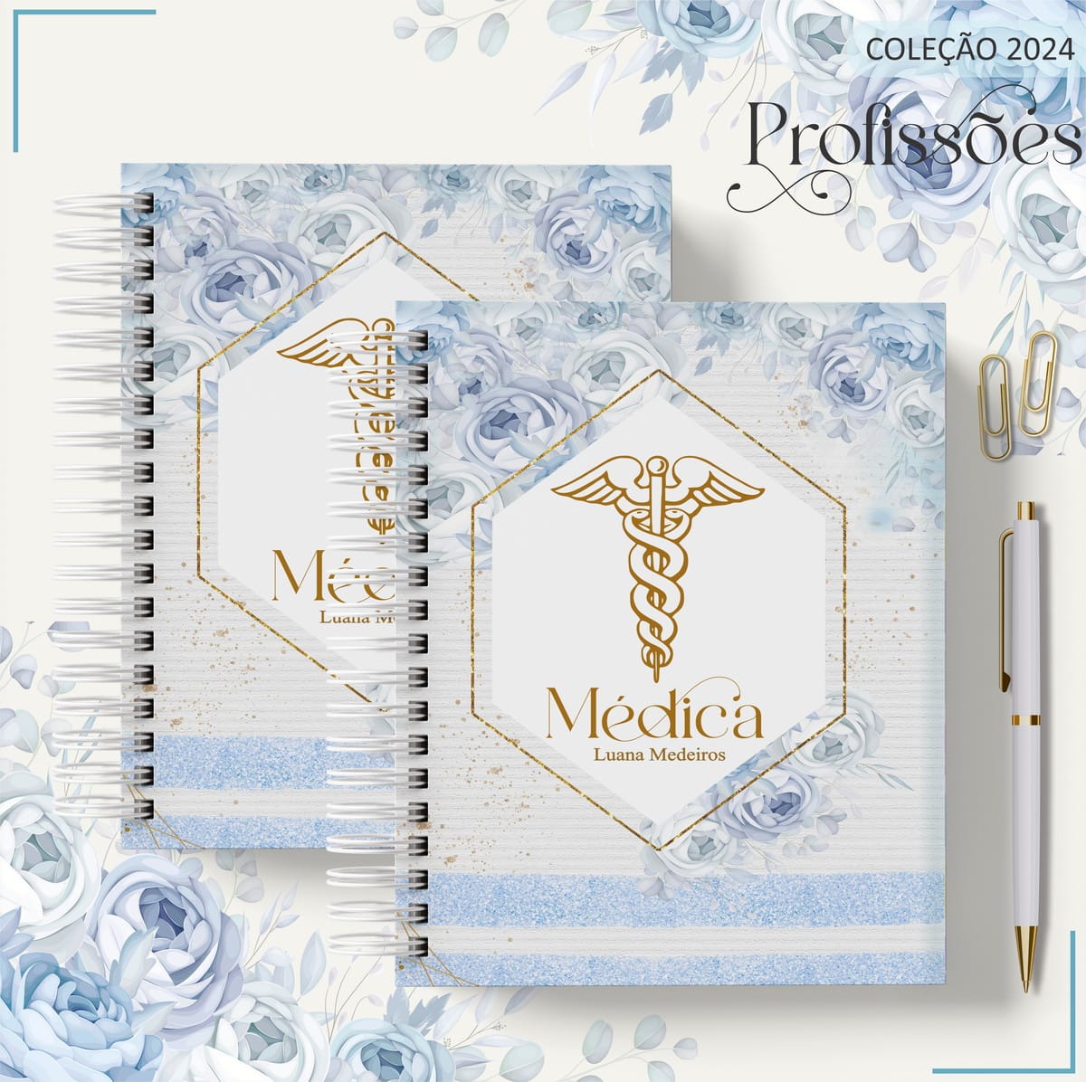 Coleção Profissão Médica Digital com Papelaria Infantil 4 Coleção Profissão Médica Digital com Papelaria Infantil - Imagem 4
