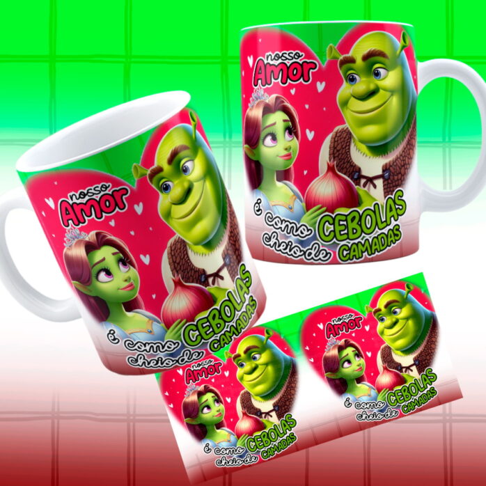 Coleção Shrek Namorados - Png