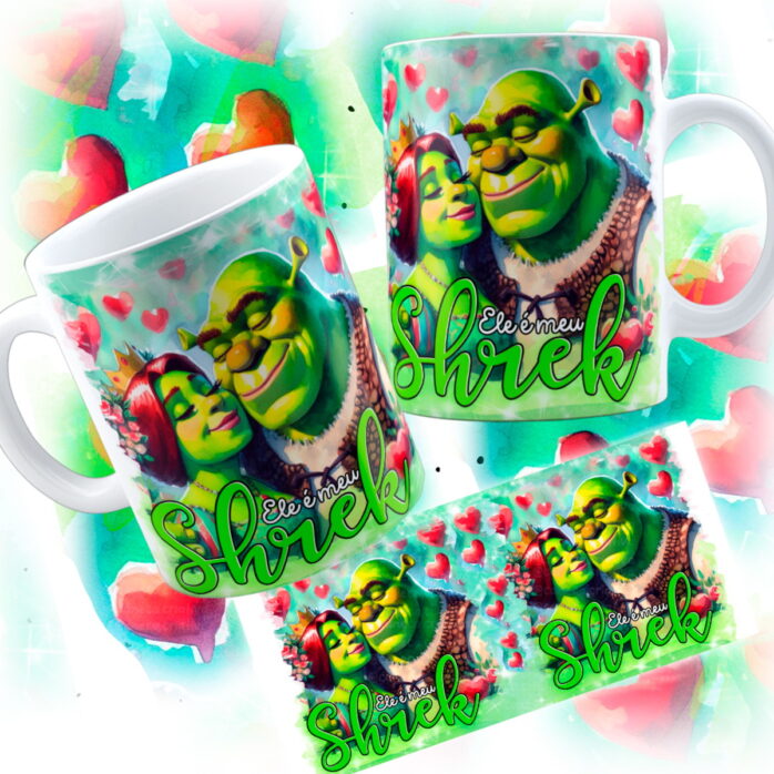 Coleção Shrek Namorados - Png