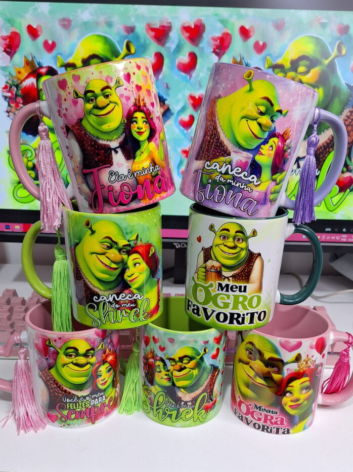 Coleção Shrek Namorados - Png