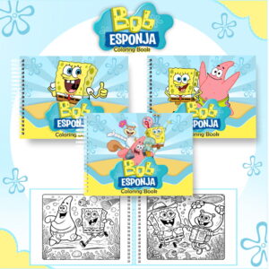 Colorindo Book Bob Esponja Arquivo Digital Para Sublimação 6 colorindo book bob esponja arquivo digital