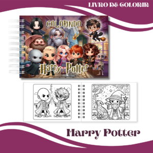 Livro de Colorir Harry Potter Digital em PDF e PNG 15 colorindo book harry potter arquivo digital