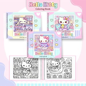 Kit Colorindo Book Hello Kitty PDF e PNG para Colorir 18 colorindo book hello kitty arquivo digital