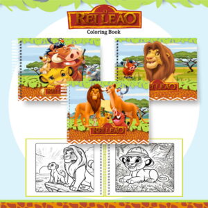 Colorindo Book Rei Leão Kit Digital para Imprimir 15 colorindo book o rei leao arquivo digital