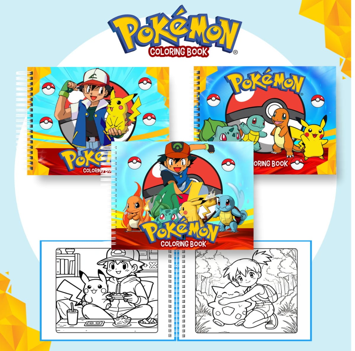 Colorindo Book Pokémon Arquivo Digital para Imprimir 1 Colorindo Book Pokémon Arquivo Digital para Imprimir