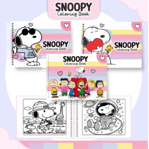 Tres livros de colorir com personagens animados e paginas internas para colorir.