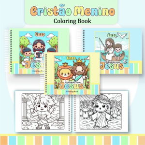 Coloring Book Cristão Menino