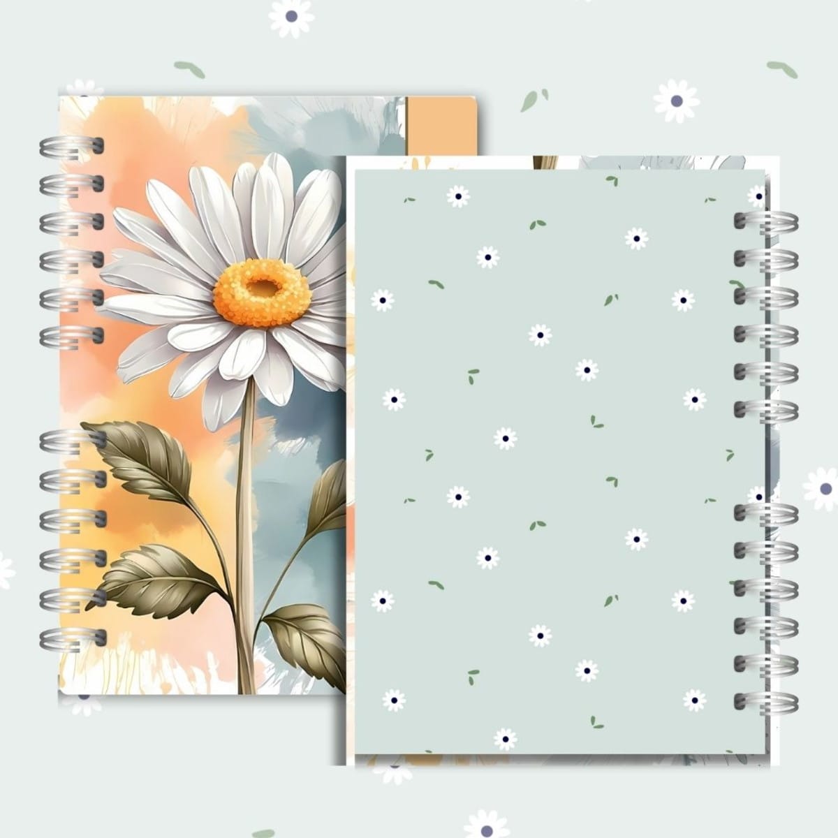 Combo 10 Capas Assembleia Florais Digitais em Aquarela 5 Combo 10 Capas Assembleia Florais Digitais em Aquarela - Imagem 5