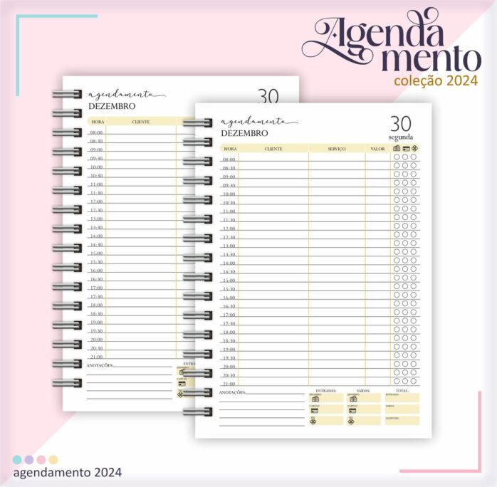 Combo Agendamentos Coleção 2024