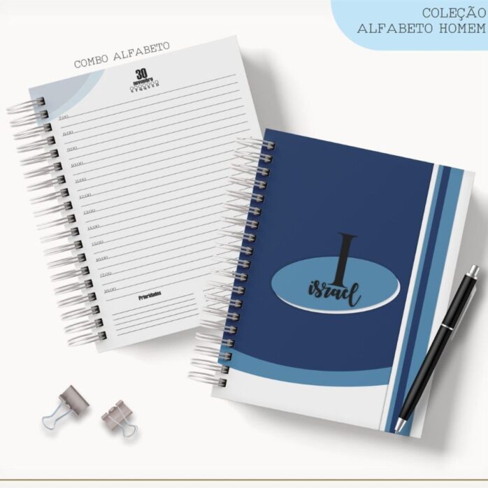 Combo Agendas Alfabeto Masculinas
