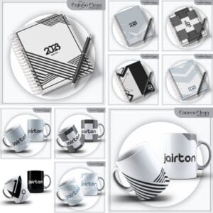 Combo Agendas Clean Masculina 2023