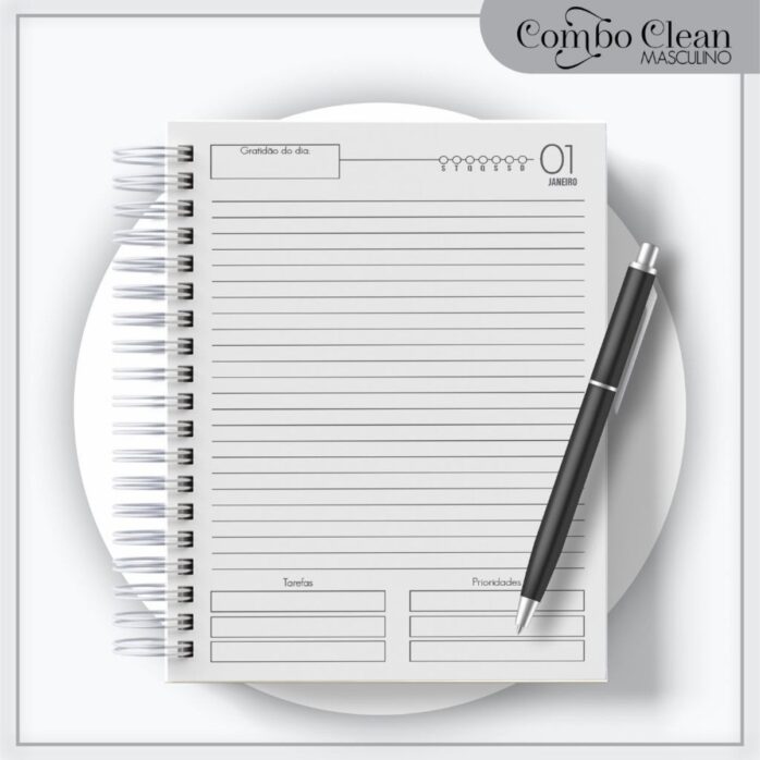 Combo Agendas Elegante Masculinas 2023