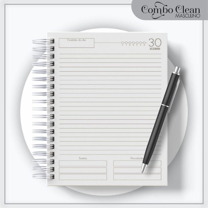 Combo Agendas Elegante Masculinas 2023