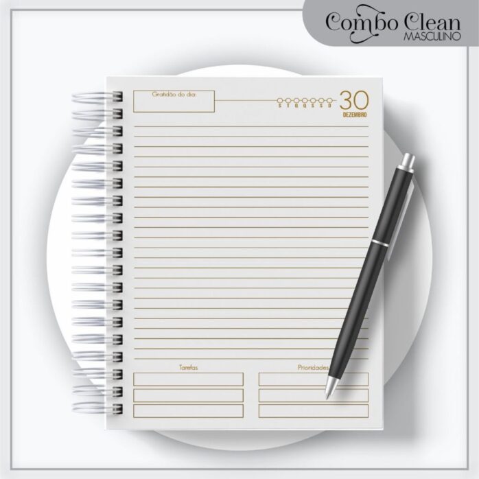 Combo Agendas Elegante Masculinas 2023