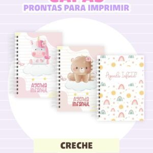 combo agendas escolar neutro 2026 arquivo digital