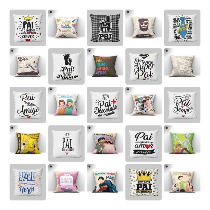 Combo Arquivos Dia Dos Pais Artes Caneca Almofaca Camiseta