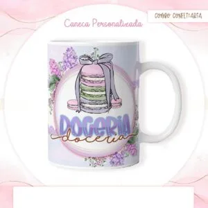 Combo Artes Caneca Confeitaria 5 Combo Artes Caneca Confeitaria
