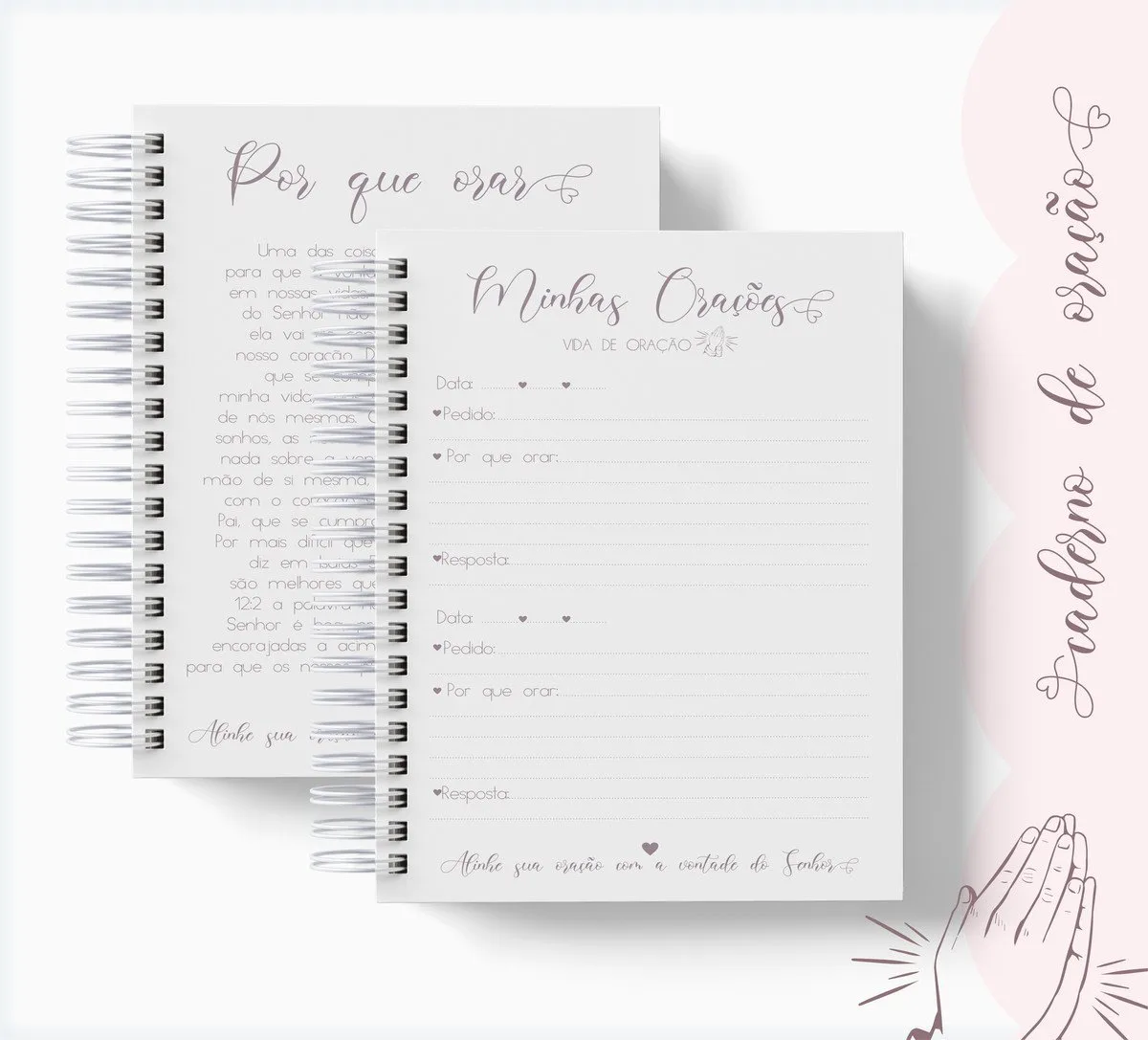 Combo Caderno de Oração