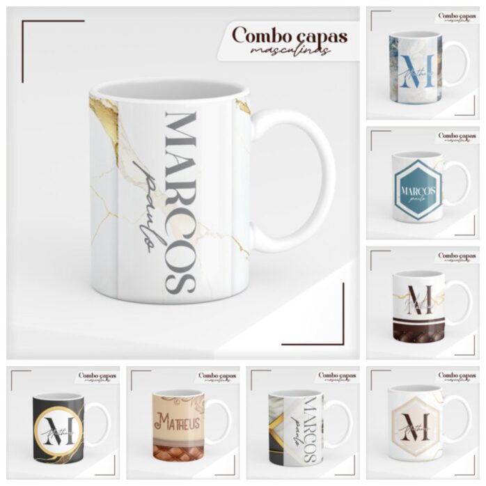 Combo Capas e Canecas Masculina