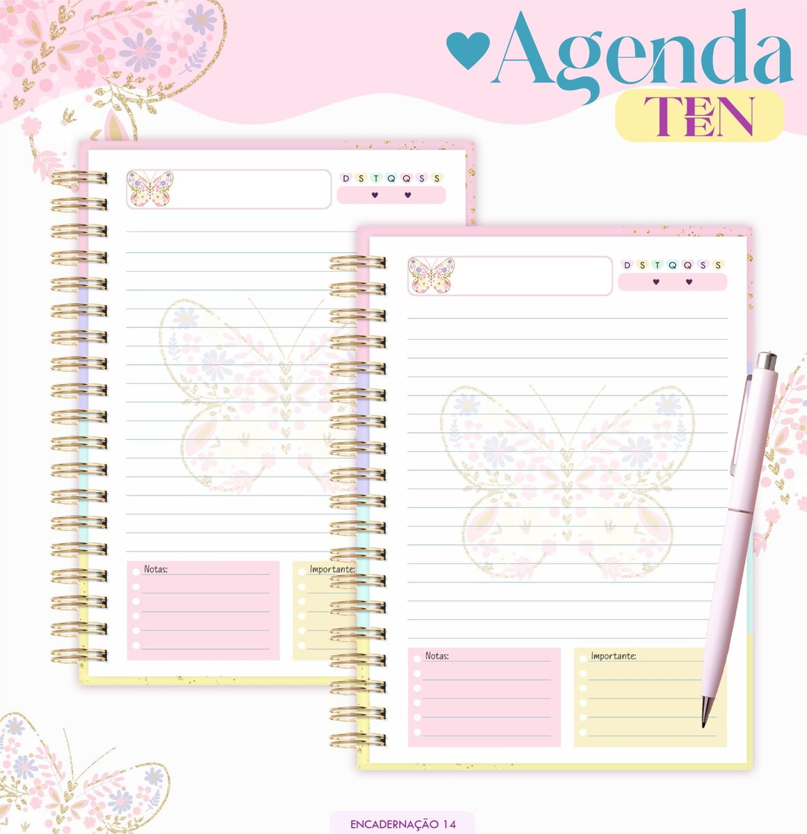Kit Agenda Teen 2026 Digital para Imprimir e Encadernar 5 Kit Agenda Teen 2026 Digital para Imprimir e Encadernar - Imagem 5